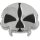 Skull Split Tankdeckel Alu chrom für Harley 96-20