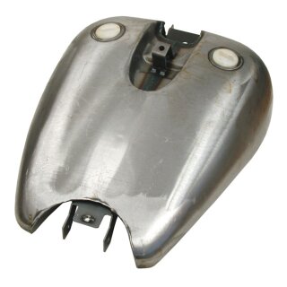 Einteiliger 2" Stretchtank für zwei Schraubverschlüsse für Harley Dyna FXDWG 91-05