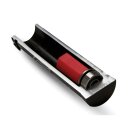 FLAMED BILLET GRIPS, BLACK