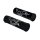 FLAMED BILLET GRIPS, BLACK