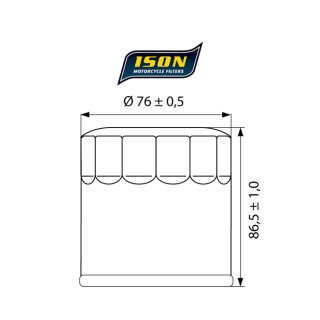 ISON 551 oil filter