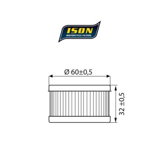 ISON 136 oil filter