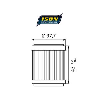 ISON 143 oil filter