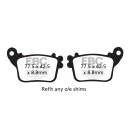 EBC V-pad Semi Sintered brake pads