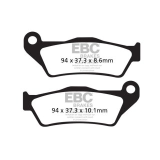 EBC V-pad Semi Sintered brake pads
