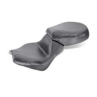 Mustang 2-p vintage sport touring seat plain black