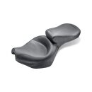 Mustang wide touring vintage seat plain black