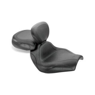 Mustang 2-p sport touring vintage seat plain black