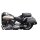 Mustang 2-p wide touring vintage seat plain black