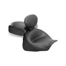 Mustang 2-p wide touring vintage seat plain black