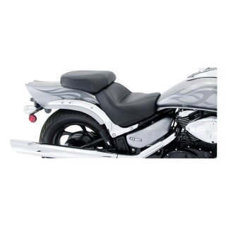 Mustang 2-p wide touring vintage seat plain black
