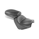 Mustang 2-p wide touring vintage seat plain black