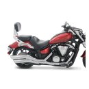 Mustang wide touring vintage seat plain black