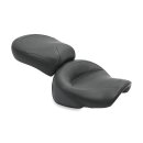 Mustang 2-p wide touring vintage seat plain black