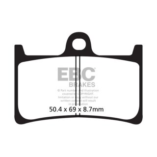 EBC Sintered brake pads