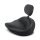 Mustang wide touring vintage solo seat plain black