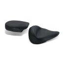 Mustang wide touring vintage solo seat plain black