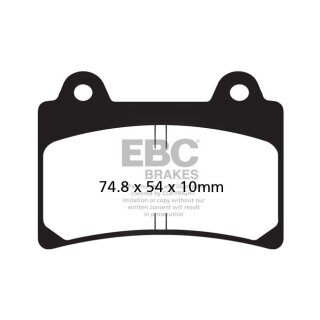 EBC V-pad Semi Sintered brake pads