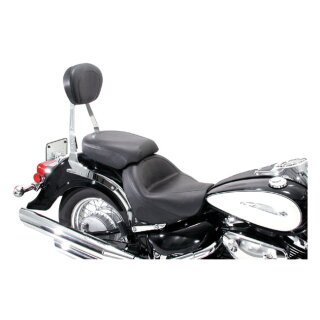 Mustang 2-p wide touring vintage seat plain black