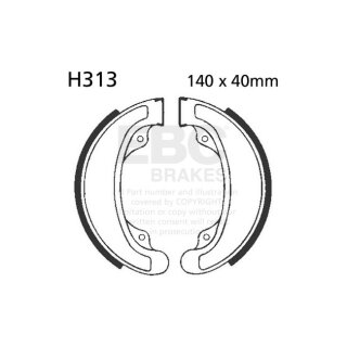 EBC plain brake shoes