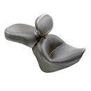 Mustang 2-p wide touring vintage seat plain black