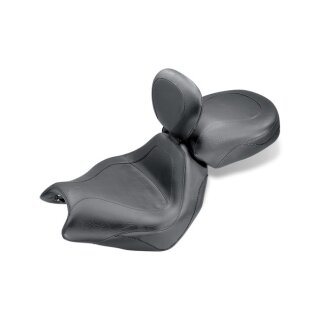Mustang 2-p vintage sport touring seat plain black