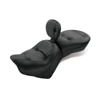 Mustang 1-p wide touring regal seat plain black