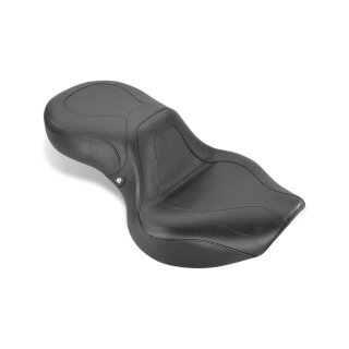 Mustang 1-p sport touring vintage seat plain black