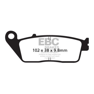EBC V-pad Semi Sintered brake pads