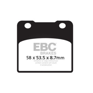 EBC V-pad Semi Sintered brake pads