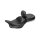 Mustang 1 piece 2-up wide touring vintage seat plain black