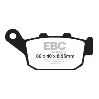 EBC V-pad Semi Sintered brake pads