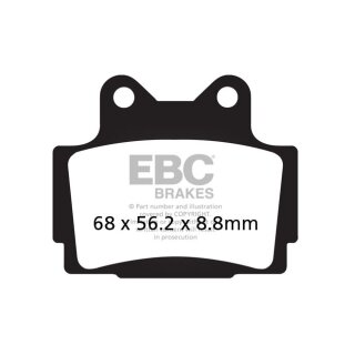 EBC V-pad Semi Sintered brake pads