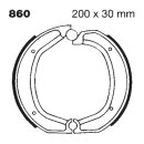 EBC plain brake shoes