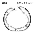 EBC plain brake shoes