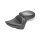 Mustang 1-piece 2-up wide touring vintage seat plain black