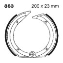 EBC plain brake shoes