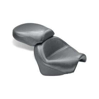 Mustang 2-p wide touring vintage seat plain black