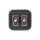 Mustang 1-piece 2-up touring seat heated plain black