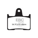 EBC, brake pads. V-Pad semi sintered copper
