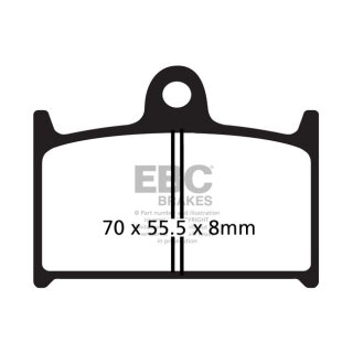 EBC Organic brake pads