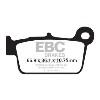 EBC Sintered brake pads