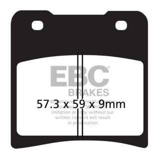 EBC V-pad Semi Sintered brake pads