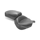 Mustang 2-p wide touring vintage seat plain black