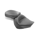 Mustang 2-p wide touring vintage seat plain black