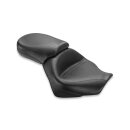 Mustang 2-p wide touring vintage seat plain black