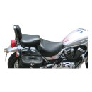 Mustang wide touring vintage seat plain black