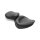 Mustang wide touring vintage seat plain black