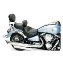 Mustang 2-p wide touring vintage seat plain black