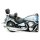 Mustang 2-p wide touring vintage seat plain black